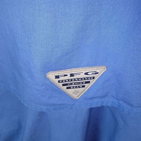 Columbia PFG Bonehead Marlin Embroidered Button Down Shirt Size XXL - Picture 7 of 7